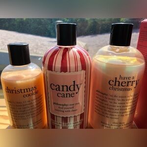 Cherry Christmas, Candy Cane & Christmas Cookies Philosophy 3in1’s